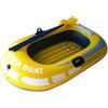 Generic Kayak gonfiabile in PVC con pompa ad aria e pagaie per 1-2 persone | Barca gonfiabile del PVC di 0.4mm con le camere d'aria multiple, pompa e 2 pagaie, kayak pieghevole per 1 adulto o 2 viaggi