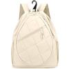 LeeQinersw Borsa Sportiva Multifunzione Zaino Tennis Borsa Racchette Borsone Scomparto Scarpe Separato Poliestere con Spallacci Comodi Stabilizzatore, Beige, Beige