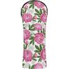 EOSDT Copri testa in ecopelle con fiore estetico rosa | Copertura per mazza da golf, in pelle PU, fodera in peluche, per la tua mazza