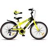 Tecnobike Shop Bici per Bambino Bicicletta Mountain Bike Volare Sportivo Taglia 20 Pollici cambio 7 Velocità