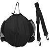 Generic Borsa per palloni da pallacanestro, calcio, pallavolo, con | Borsa sportiva Oxford con tasche a rete, tracolla rimovibile, da portare a mano o a spalla