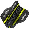 WINMAU Prism Alpha Michael Van Gerwen MvG Black And Green Extra Thick Dart Flights - 1 Set per Pack (3 Flights in Total)