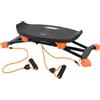 Generic Macchina da sci indoor per fitness domestico, fascia di resistenza rimovibile, design antiscivolo, capacità di carico 100 kg, ideale per allenamento aerobico e pratica con gli sci