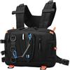 Generisch Organizer leggero e grande per attrezzatura da pesca, regolabile, Nero | Zaino per attrezzatura da pesca per acqua salata, lago, spigola, pesce gatto, casa, campeggio, barca