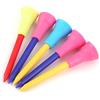 Deosdum Set Tee da con Cuscinetti in Gomma, 5 Pezzi | Materiale plastico resistente, colori facili da individuare, allenamento all\'aperto