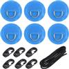 Aundhegrtt Toppe Collegamento Veloce Versatilità | Installazione semplice con adesione forte della toppa in PVC e colla cianoacrilica non inclusa.