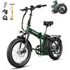 WILDEWAYEBIKE WILDEWAY FW11 Pro Bici Elettrica Pieghevole, 250 W, 48 V 35 Ah 1680 Wh, Autonomia 100-160 km, Fat Tire 20x3,0, Freni Idraulici, per Consegne, Delivery e Pendolarismo Urbano
