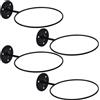 Aundhegrtt Pallone Versatile compatibilità Forte Alluminio | Stazione di stoccaggio a parete in alluminio, compatibile con basket/calcio/volleyball/, confezione da 4.