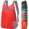 Generic 1 zaino da viaggio leggero e impermeabile, resistente al sudore, portatile, con tasche laterali in rete, per escursionismo, campeggio, pendolarismo, rosso