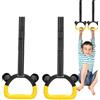 Generisch Set di 2 anelli da ginnastica, in nylon PP, 16 x 12 x 4 cm, per | Anelli con cinghie regolabili, sospensione per sport pesanti, accessori per allenamento completo del corpo, per palestra
