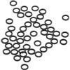 TAZIZI Lure Joining Links Fly Fishing Tippet Rings | Hardware nero in acciaio inossidabile che consente un'installazione rapida, affrontare le modifiche