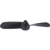 Aundhegrtt Pala Kayak Ricambio Pala in Plastica Nero per Eliche Kayak | Kit di sostituzione compatibile: pala in plastica nera resistente, confezione singola inclusa, ideale per kayak e barche.