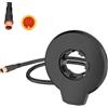 Aundhegrtt Sensore Pedalata Assistita Nero in ABS, Impermeabile | Colore nero, materiale ABS, sensore impermeabile e resistente per uso prolungato su biciclette elettriche.