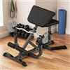 Glorlliant Sedia romana, panca da allenamento multifunzione in acciaio al carbonio resistente, per palestra a casa, glutei e muscoli posteriori del ginocchio, per fitness indoor
