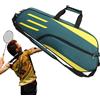 Generisch Borsa da badminton e tennis, robusta e leggera, professionale | Borsa per racchette, borsa sportiva portatile per badminton, tennis e squash, ideale per i viaggi