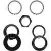 DIYEAH Serie Sterzo Bici Cuscinetto Sterzo in Metallo Nero, Bike Front Fork Stem Headset, per Pendolari Urbani, per Uso Quotidiano e Spostamenti in Città