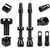 NINMORTH Tubeless per valvola Presta da 45, 65, 80 mm, accessori per pneumatici da bicicletta, 45 mm, in lega di alluminio