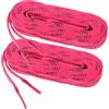 LIFKICH Lacci Pattini Hockey Cerati in Poliestere, Stile Moda | Tessuto Cerato Resistente, Facile da Allacciare e Saldo, per Pattini da Ghiaccio e Rotelle, Rosa 96