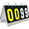Navna Display portatile da tavolo per stecca | Tavola numerica con supporto indipendente, contrasto chiaro