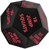 Générique Esercise Dice, 12-Sided Workout Cube, Fun Small Gym Equipment for Women Men | Fitness accessory, exercise dice, 12-sided workout cube, fun small gym equipment for organized squats and training setups