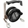 LeeQinersw Diving Reel Bobina Immersione Mulinello Sub Guida Linea Strumento Regolabile con Moschettone Metallo Impugnatura Nera Corpo Tamburo Tondo Facilita, Nero, 150FT Circa 45M