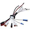 Honseadek Kit di cavi per bici elettrica impermeabile per sistemi 48V 52V | Design impermeabile, strato esterno resistente all'usura, protegge il rame interno, ideale per passeggiate piovose