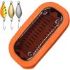 Generico Porta Esche Organizer Portatile a Scomparti per Artificiali | Scatola Porta Esche Portatile Da Pesca da Esterno Acqua Trota Barca Ponte Riva Sponda Molo Fiume