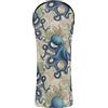 EOSDT Standout Vintage Octopus Blue Head Cover per Golf | Copertura per mazze da golf, resistente agli strappi e aderente, impermeabile, per la tua mazza da golf