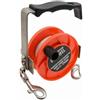 LeeQinersw Diving Reel Bobina Immersione Mulinello Sub Guida Linea Strumento Regolabile con Moschettone Metallo Impugnatura Nera Corpo Tamburo Tondo Facilita, Arancione, 150FT Circa 45M