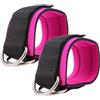 FOMIYES Cinghie Caviglia per Cavo Palestra, Nylon Regolabili con Fibbia | Allenamento Glutei e Gambe, Chiusura a Strappo, Borsa, Uso Casa e Viaggio
