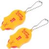 HOLIDYOYO 2 Pezzi Contatore Mini da Golf Giallo in Plastica Pulsante | Conteggio da 0 a 9 Ritorno a Zero, Foro per Catena, Uso Sul Campo e Fissaggio alla Cintura
