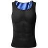 Generic Gilet Sauna,Traspirante Body Shaper Mens Waist Trainer Sweat Enhancer Vest | Canotta da allenamento ad asciugatura rapida contenente il calore gilet per sauna dimagrante per modellare il corpo