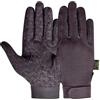 AK Riding Sports AK AKRS-8485 - Guanti da equitazione leggeri in cotone con impugnatura per redine, per donne, uomini e bambini, traspiranti, comodi, per equitazione e abbigliamento stabile, AKRS-8485 (marrone, S)