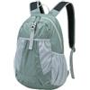 LeeQinersw Zaino da Viaggio All'aperto Zaino Pieghevole Borsa Leggera Zainetto Compatto Zaino Ripiegabile in Poliestere con Cinghie Regolabili Scomparto Frontale, Array, Azzurro/Verde
