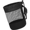 Abaodam Borsa a Rete per Palline da Golf in Nylon Nero, Grande Capacità | Design a Rete Traspirante, Chiusura Cordino e Fibbia a Molla, per Allenamento e Raccolta Palline