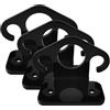 Aundhegrtt Ancoraggi Wall Bande di Protezione Versatile Nero | Compatibili con una vasta gamma di bande di fitness e progettati con un meccanismo protettivo per ridurre usura e rottura.