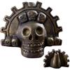 Generisch Fischietto Aztec Death Whistle, autentico teschio Aztec War | Urla Azteac Death Whistlecerial, fischietto a forma di teschio per Halloween, scherzi e culturali D