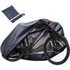 PengWei 1pc Oxford Waterproof Bike Cover | Oxford Waterproof Bike Cover with Lock Hole for Outdoor Rain Sun Protection