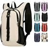 NINMORTH Zaino da escursionismo leggero in nylon per corsa, viaggi, sport all'aria aperta, colore arancione, accessorio per un uso affidabile