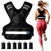 Hanured Giubbotto Zavorrato Regolabile,con 6 Sacchetti in Sabbia di Ferro e Tasca Grande,Gilet con Pesi Unisex,per Bodybuilding, Corsa, Jogging, Fitness