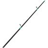 Vibsky Canna da pesca portatile in fibra di vetro, 1,65 m, 1,8 m, 2,1 m, 4-5 sezioni, M Power Spinning Baitcasting, resistente alla vita, attrezzatura da viaggio compatta, colore nero, confezione da 1