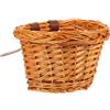 Abaodam Cestino per Bici Anteriore, Vimini Intrecciato, Rimovibile | Accessorio Leggero per Bicicletta, Uso Decorativo e Contenimento, Adatto a Bici, Piccolo Formato, Manico Colore Casuale