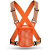 Monetais Gilet da corsa riflettente da ciclismo, attrezzatura pieghevole regolabile | Gilet da corsa riflettente pieghevole e regolabile per ciclismo, corsa e attività all'aperto