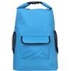 LeeQinersw Zaino Impermeabile Sacca Stagna Borsa a Secco Zaino da Esterno con Chiusura Arrotolabile in Pvc Resistente E Cuciture Rinforzate Tasche Frontali E, color to 3, Azzurro, 30L