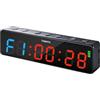 Aundhegrtt Timer da Palestra Nero ABS con USB | Corpo in ABS nero; include USB e manuale; contenuto confezione e avvertenze di sicurezza incluse.