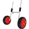 shenruifa Carrello per canoa con pneumatici da 10 pollici | Alluminio verniciato a polvere, adatto per terreni difficili, sistema di cinghie sicuro