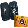 Bridgestone Golf e6 - Palline da golf morbide con supporto per guanto da golf, include strumento rimovibile per divot, modellatore per guanti e tee