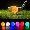 BORDEAG Palline da golf luminose, 6 palline da golf a LED, colorate per allenamento notturno