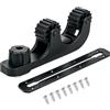 Aundhegrtt Supporto Pagaia Kayak Esterno Regolabile Fisso Nylon | Supporto per pagaia da kayak con base esterna regolabile, realizzato in nylon, offre fissaggio e risparmiop spazio.