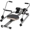 RibasuBB Vogatore per casa, idraulico, regolabile, sedile morbido | Completamente mobile, monitor LCD, guida lunga, esercizi cardio